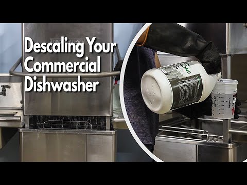 How to Delime and Descale Commercial Dishwasher Machine- Active Element-  Maintenance Series 