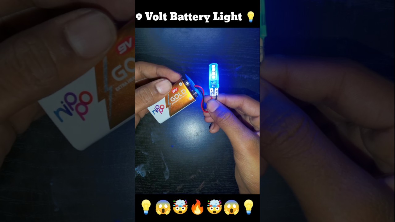 Zic-Zac Light From Battery 🔋😱🔥||Science Project||#shorts #science #project #crafts
