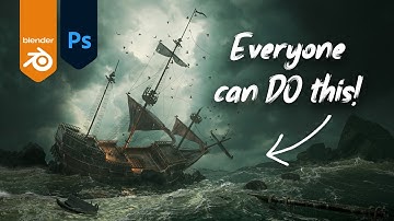 Learn How to Create Stunning Digital Art with Blender and Photoshop - Perfect for Beginners!  - 1/2