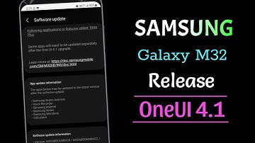 Samsung OneUi 4.1 Android 12L Update Release For M32 Devices