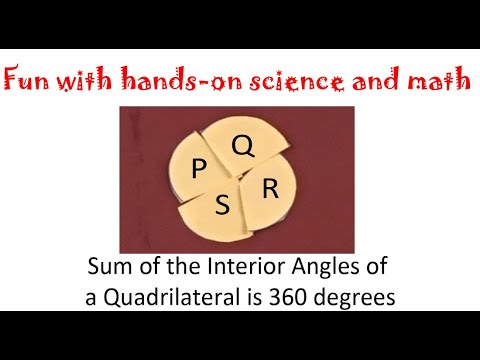 Sum Of The Interior Angles Of A Quadrilateral Is 360 Degrees Marathi