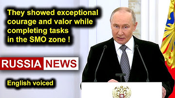 They showed exceptional courage and valor while completing tasks in the SMO zone! Putin, Russia