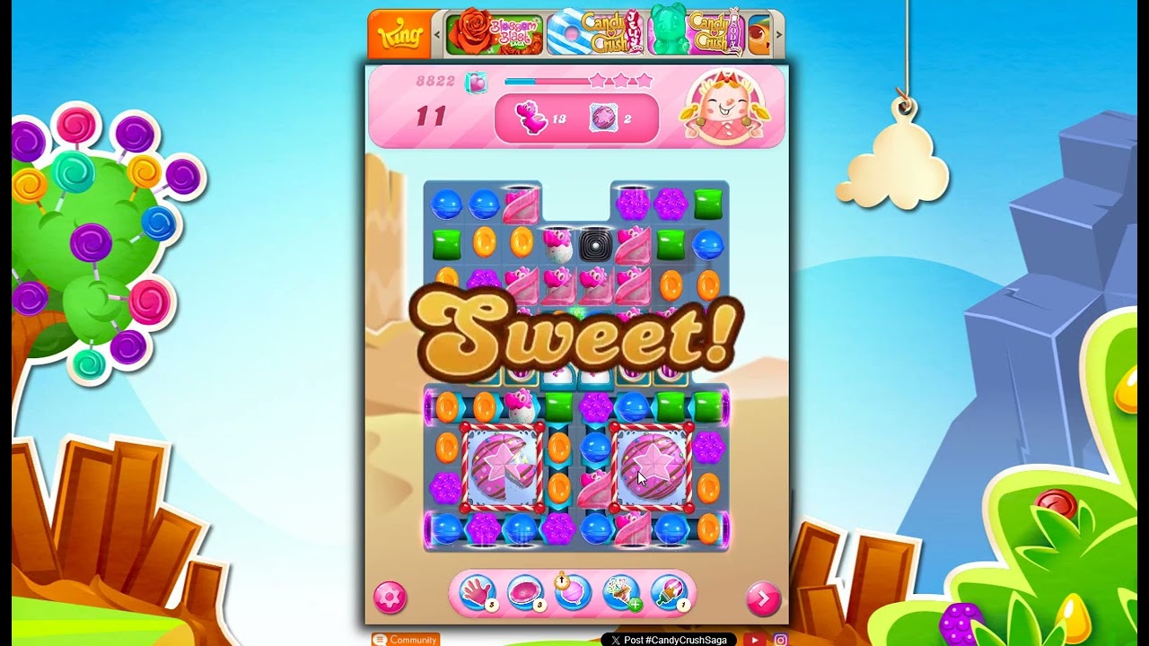 Candy Crush Saga Level 8822 Score 423 170 by Funny❣