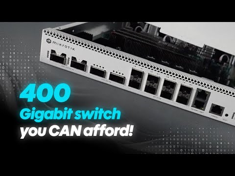 CRS812 DDQ: 400 Gigabit networking is now affordable!