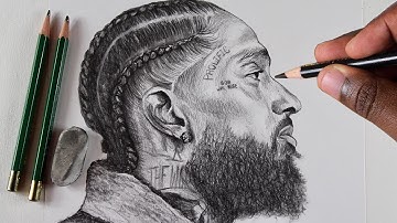 Nipsey Hussle ! Portrait Drawing - RIP Nipsey Hussle 😢
