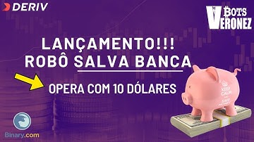 O MELHOR JEITO DE FICAR RICO INVESTINDO POUCO !! ROBÔ AUTOMÁTICO SALVA BANCA NA BINARY DERIV