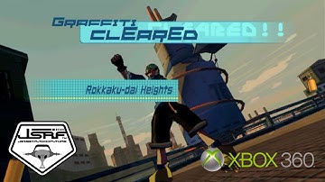 Jet Set Radio Future Play-through #3 - Chuo Street and Rokkaku-Dai Heights (No Commentary Gameplay)