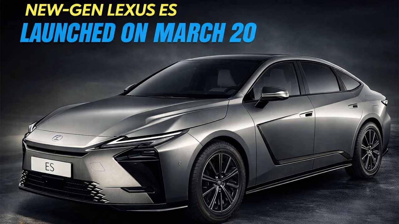 New-Gen Lexus ES Luxury Sedan To Be Launched On March 20 - Explained All Spec, Features And More