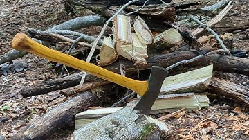 Hand Carved OSAGE ORANGE Axe Handle