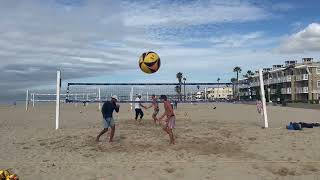 Andor Gyulai Playing Volleyball - Age 45 - Dec 2022 (Andor/Daniel Vs. Dasmen Stewart/Rowdy Lennon)