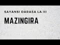 SAYANSI DARASA LA III MAZINGIRA