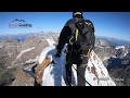 Matterhorn - balancing on the summit ridge