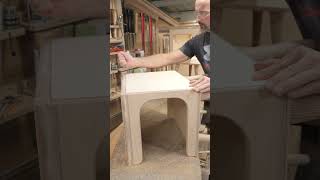 Making plywood bedside table
