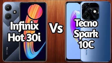 Tecno spark 10c Vs Infinix Hot 30i full comparison of specifications and review||at mobiles hut