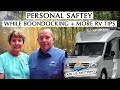 Personal Safety While Boondocking and More Tips! Ask Us Anything Live!