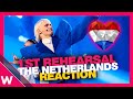  the netherlands first rehearsal reaction joost klein europapa  eurovision 2024