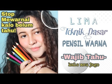 Video: Teknik Pensil Berwarna Untuk Lukisan Air Dan Logam