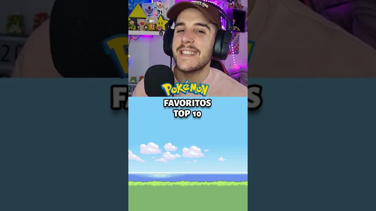 Top 10 Pokémon favoritos de todas las generaciones. 