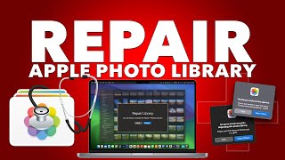 Apple Photos on your Mac not working?  Try REPAIRING your library!