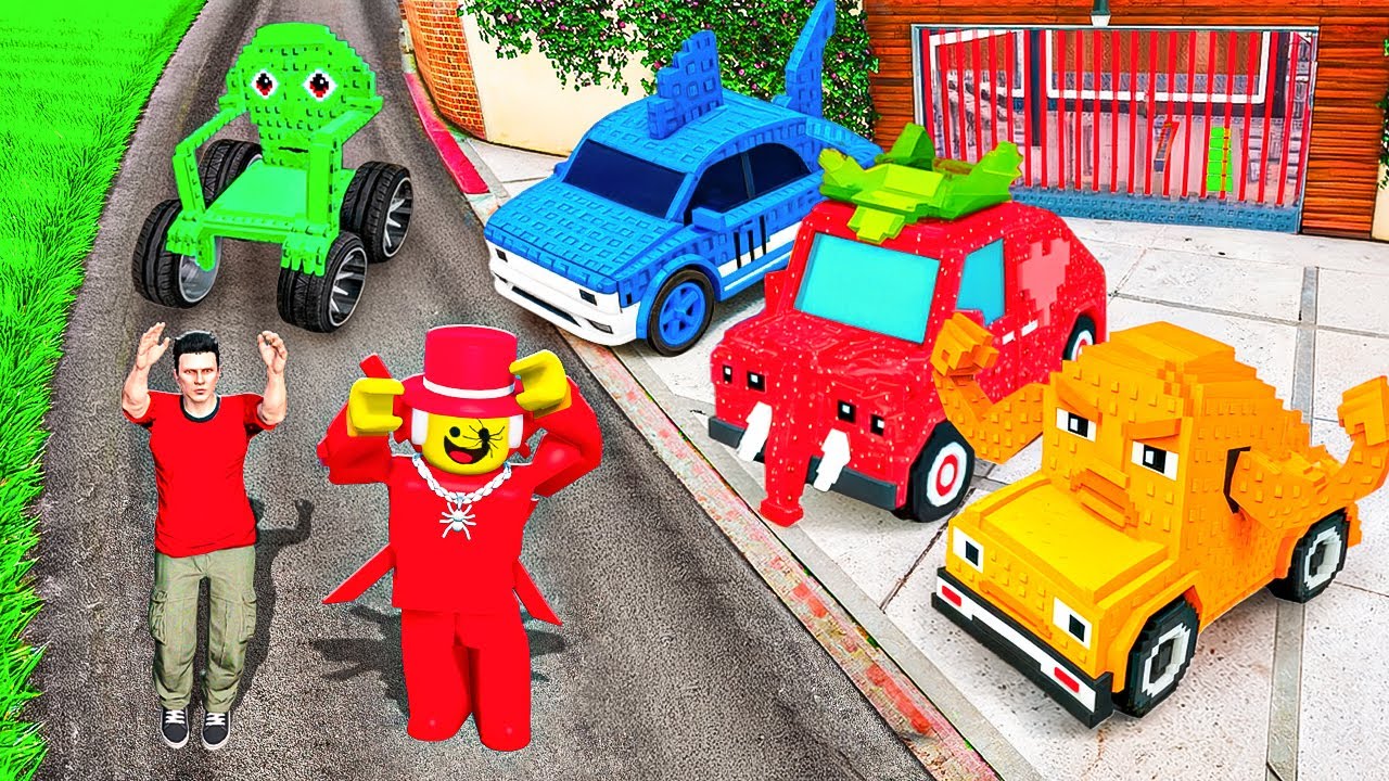 Colectez TOATE Masinile STEAL A BRAINROT in GTA 5!