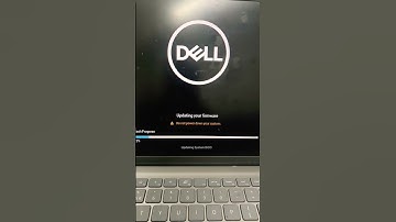 Dell laptop BIOS and firmware update