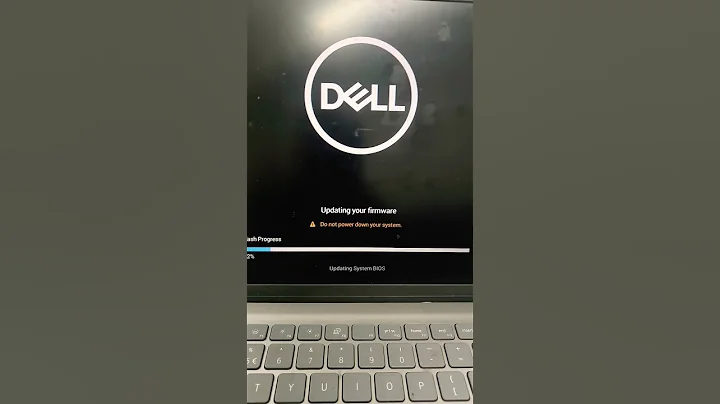 Dell laptop BIOS and firmware update