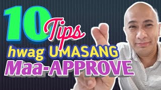 10 Tips hwag nang umasang Maa-APPROVE ang inyong CAR LOAN