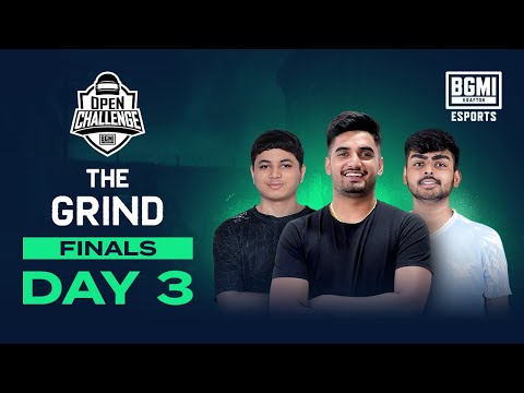 [DAY 3] THE GRIND Finals Day 3 | BATTLEGROUNDS MOBILE INDIA OPEN CHALLENGE