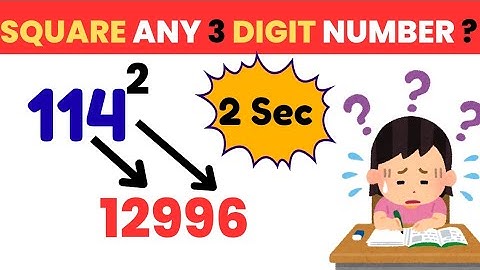 Square Any 3-Digit Number in 5 Seconds 😱 | Mental Math Trick | Only 1% Students Know This