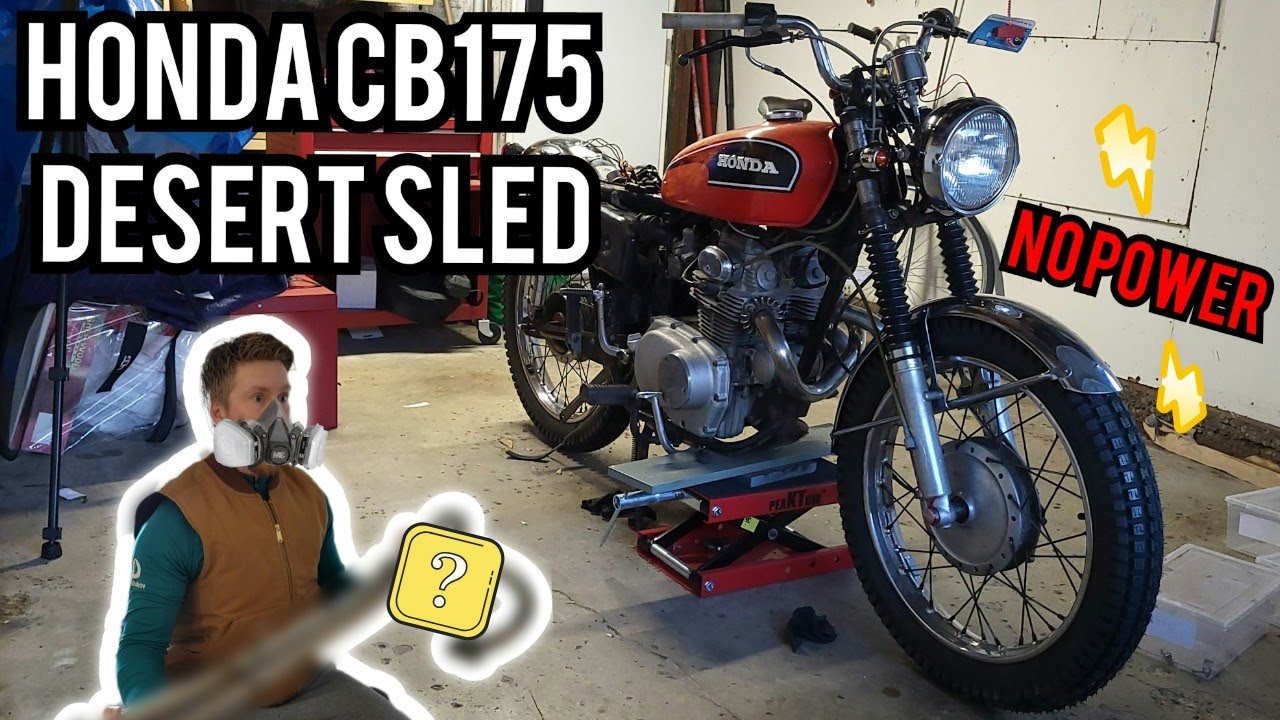 #barnfind 1972 Honda CB175 Desert Sled Build Episode 6 #exhaust #custom ...