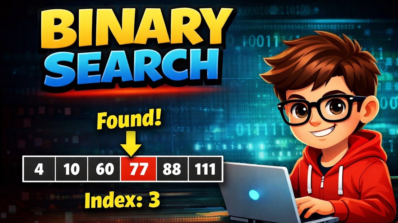 Binary Search in C++ 🔥 Easy DSA Explanation | #14 - YouTube