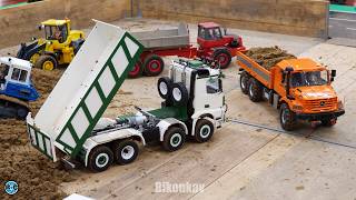 CONSTRUCTION SITE IN 1:14 SCALE / RC TRUCKS / RC TRACTORS / RC EXCAVATOR / RC DUMP TRUCK / TAMIYA