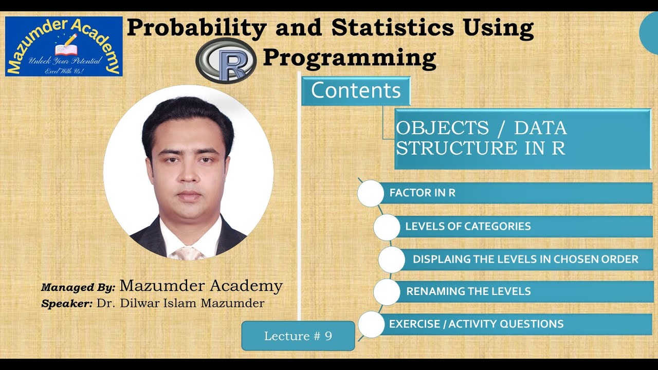 Factor R Programming Lecture 9 Factor in R programming - YouTube