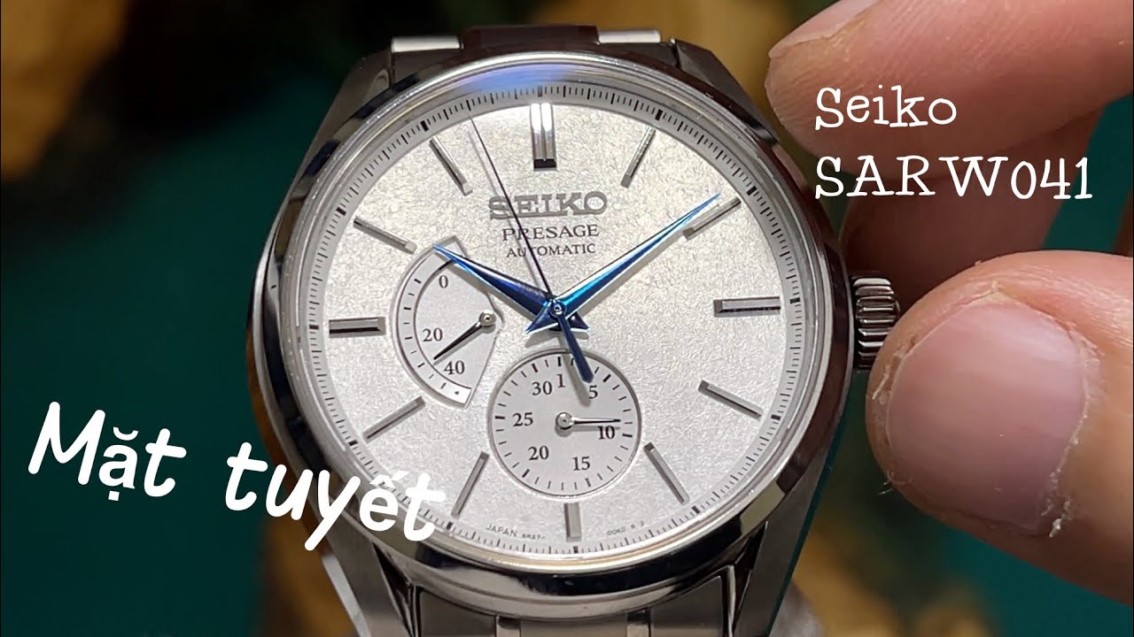 Review] Seiko Presage Titanium Snowflake SARW041 | Made in Japan | Quang  Lâm - YouTube