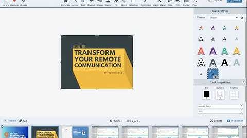 Combining images in Snagit