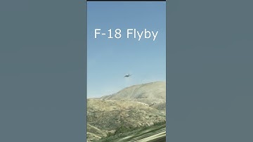 F/A-18 Flyby In Microsoft Flight Simulator