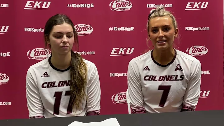 EKU Volleyball Carson Ledford and Katie McKune Int...