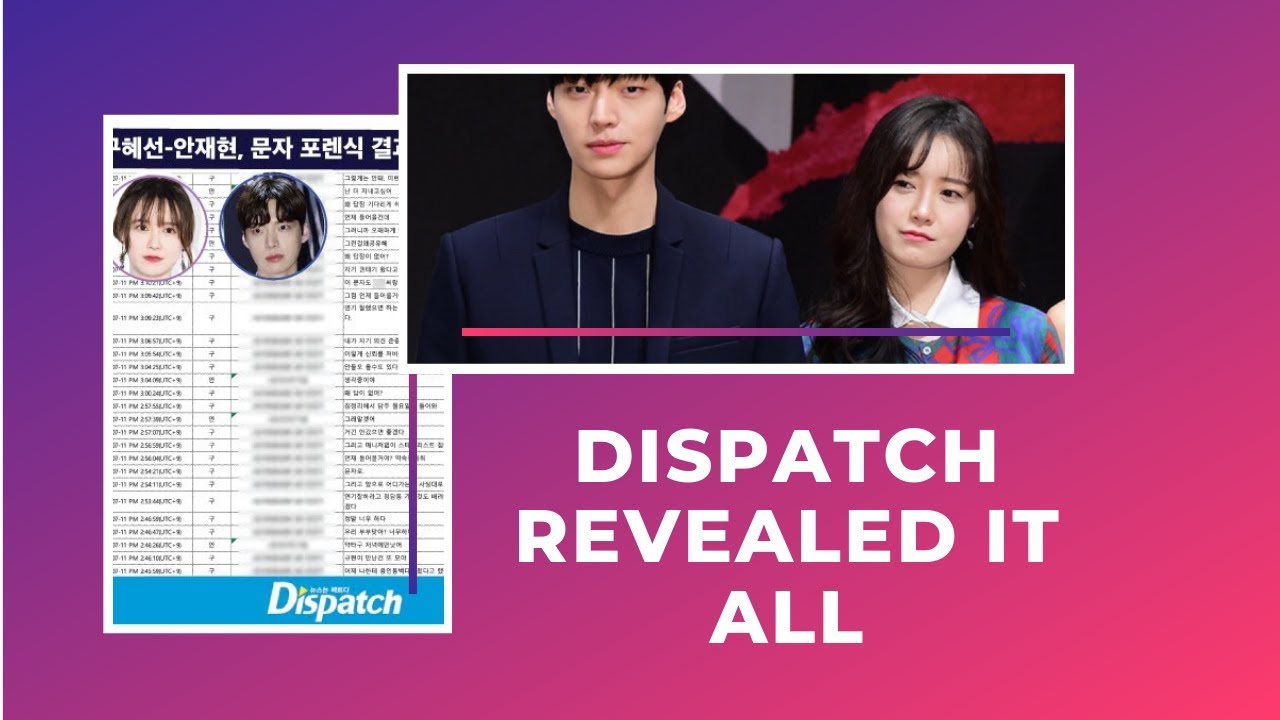 Download Dispatch Reveals Full Chat Logs Between Goo Hye Sun And Ahn Jae Hyun Showing Their Love And Hatred