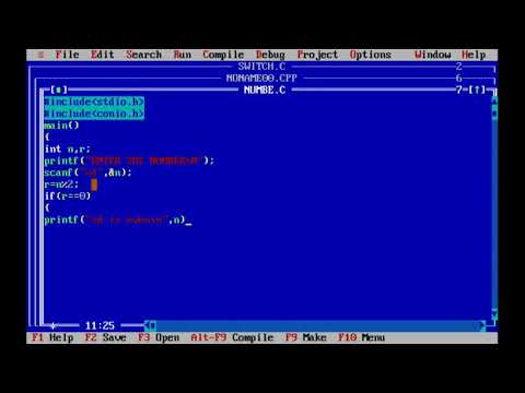 C program to find a number is odd or even using if else statement