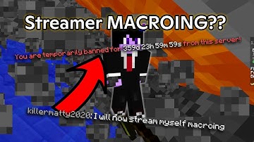 This Player MACROED ON STREAM?! | Minute Macro | Hypixel Skyblock