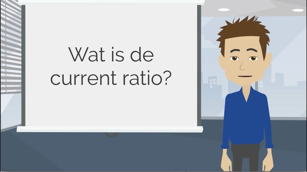 Wat is de current ratio? Boekhoudkundige termen - YouTube