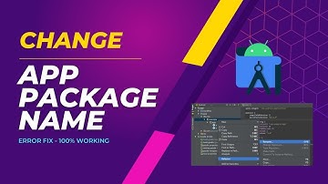How to Change Apps Package Name in Android Studio | 2022 | Error Fix | Fahim Software
