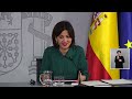 Rueda de prensa posterior al Consejo de Ministros