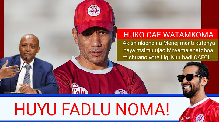 MBWADUKE: Duh! Huyu Fadlu noma aisee! Akifanya haya Mnyama Simba huko CAF watamkoma!