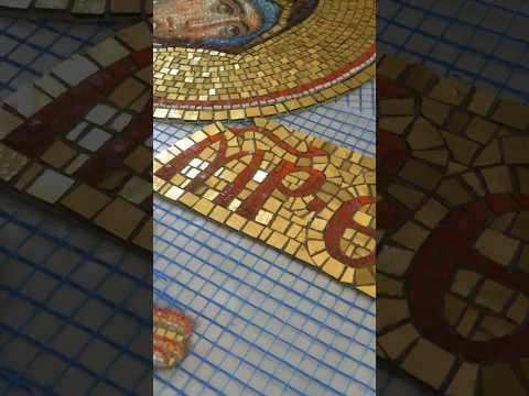 Deisis, mosaic details.