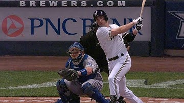 LAD@MIL: Braun ties the game with an RBI single