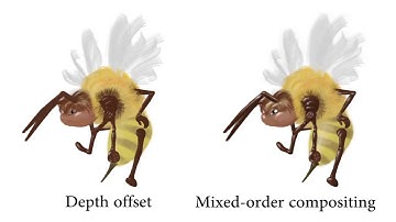 Mixed-Order Compositing for 3D Paintings (SIGGRAPH Asia 2011)