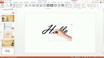 518 สาธิตเทคนิคการทำอนิเมชัน ปากกาเขียนตัวอักษร ด้วย PowerPoint