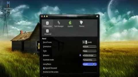 Ubuntu 10.10 Awn Dock