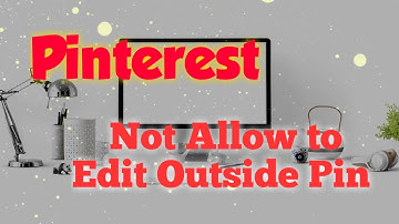 SOLUTION! Sorry! There was an error editing your Pin